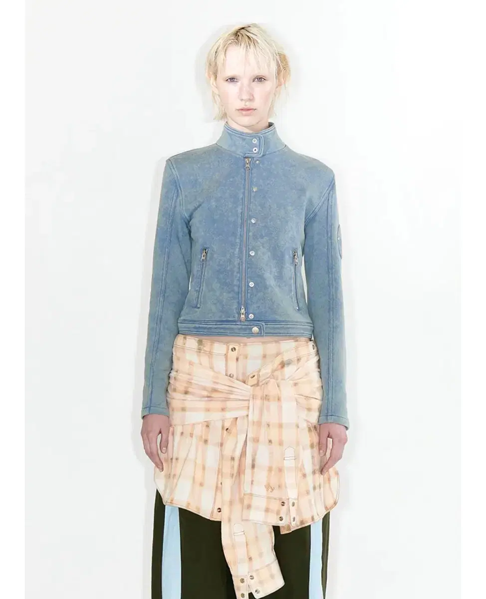 Open YY JERSEY BIKER JACKET (BLUE) | 브랜드 중고거래 플랫폼, 번개장터